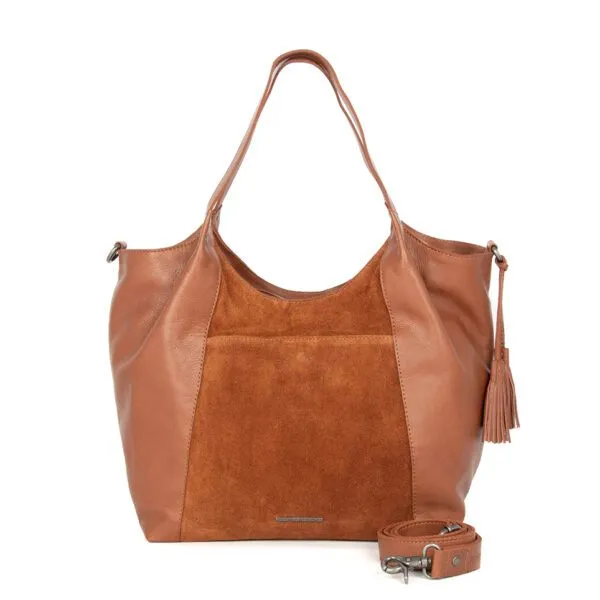 Leren Shopper - Ryana - Mocca