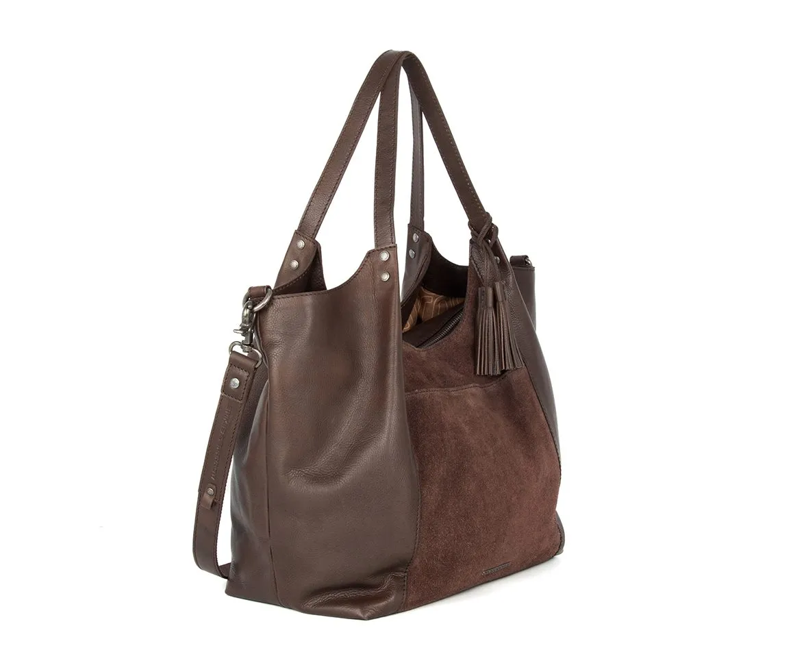 Leren Shopper - Ryana - Donkerbruin - Afbeelding 3