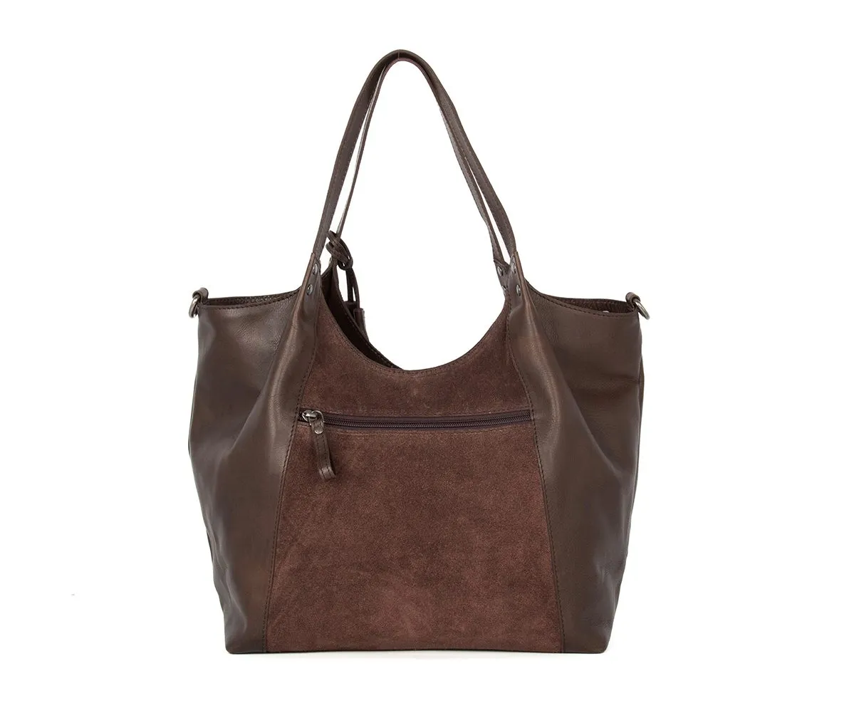 Leren Shopper - Ryana - Donkerbruin - Afbeelding 4