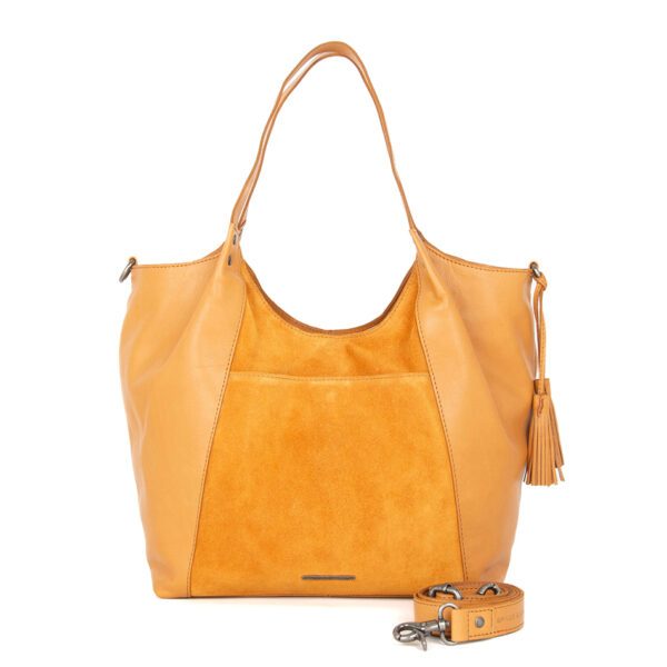 Leren Shopper - Ryana - Tan
