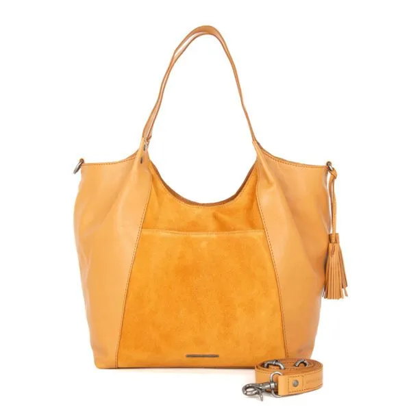 Leren Shopper - Ryana - Tan