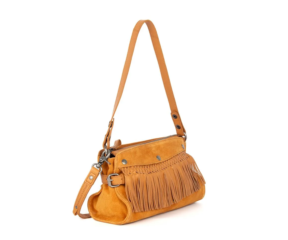 Leren Schoudertas - Madelon - Tan - Afbeelding 2