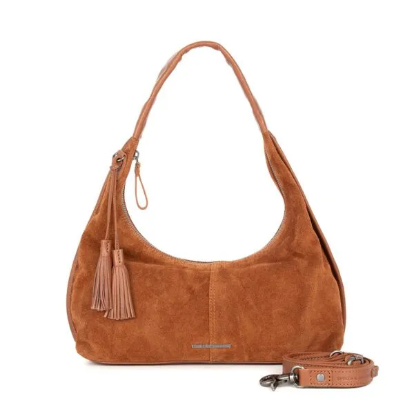 Leren Schoudertas - Gwyn - Mocca