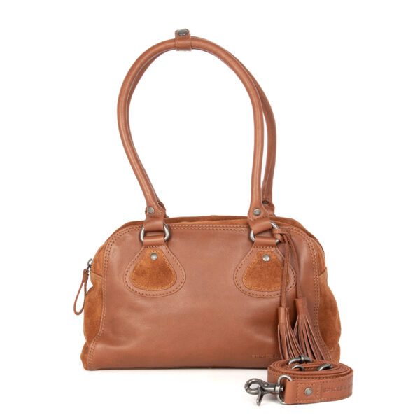 Leren Handtas - Sienna - Mocca