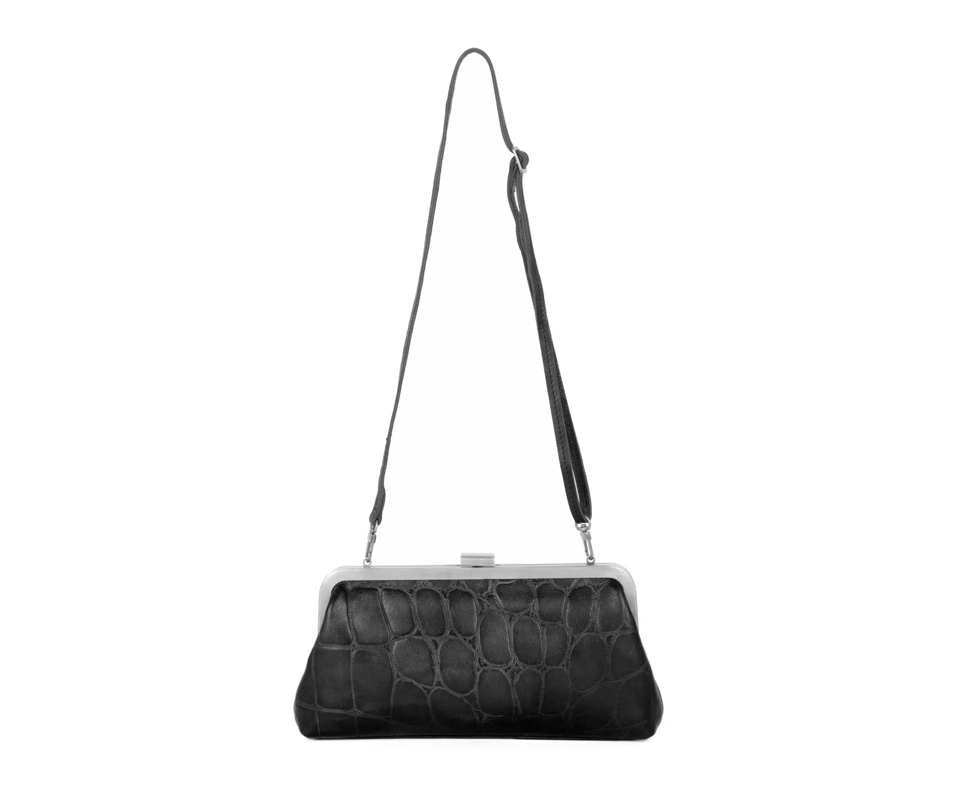 Leren Clutch - Cherice - Zwart - Afbeelding 7
