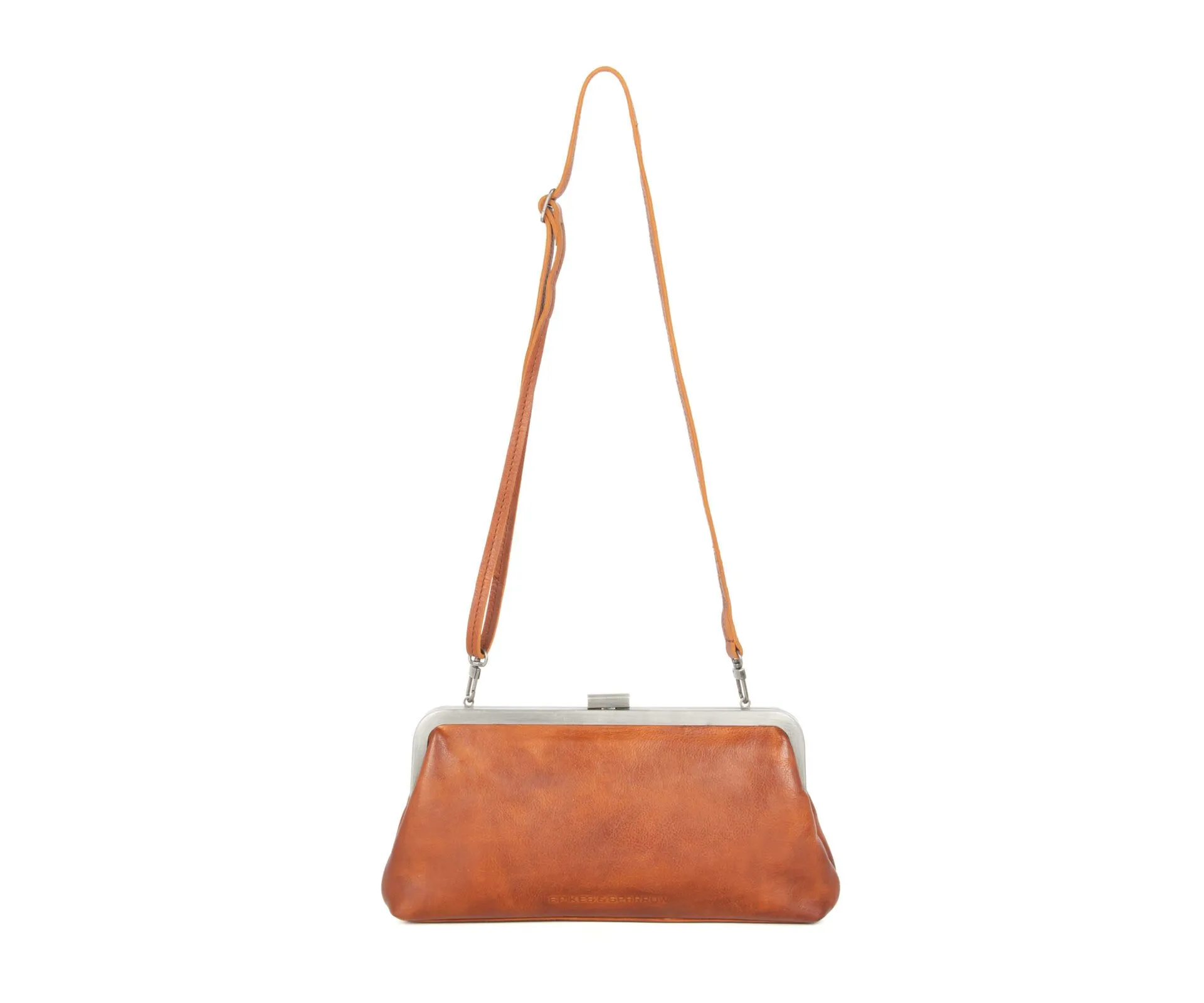 Leren Clutch - Cherice - Brandy Cognac - Afbeelding 4